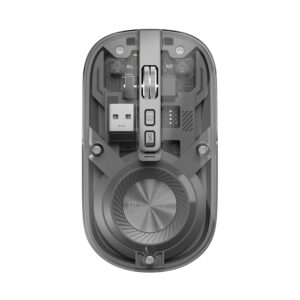 Portronics Toad 8 Transparent Wireless Bluetooth Mouse