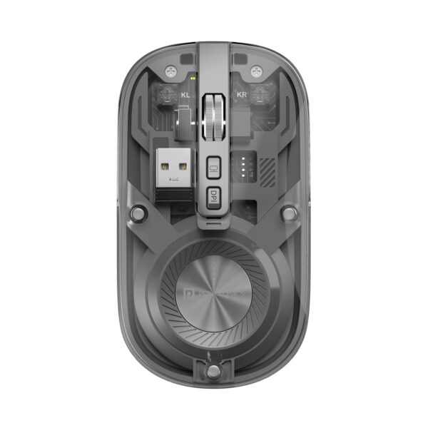 Portronics Toad 8 Transparent Wireless Bluetooth Mouse